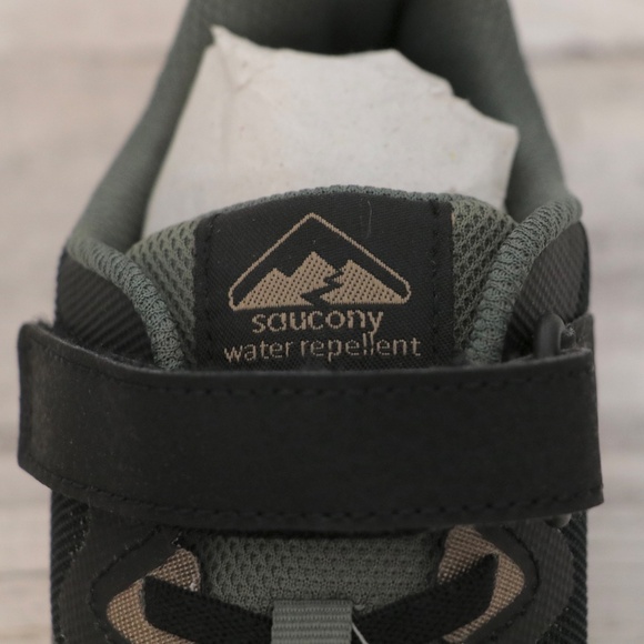 Saucony Boy's Peregrine 11 Shield A/C in Olive/Camo Size 5 (Big Kid) New - Picture 6 of 8